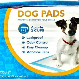 70 ct Puppy Pee Pads 23"x23" Leak-Proof Quick-Dry Design Dog Pads